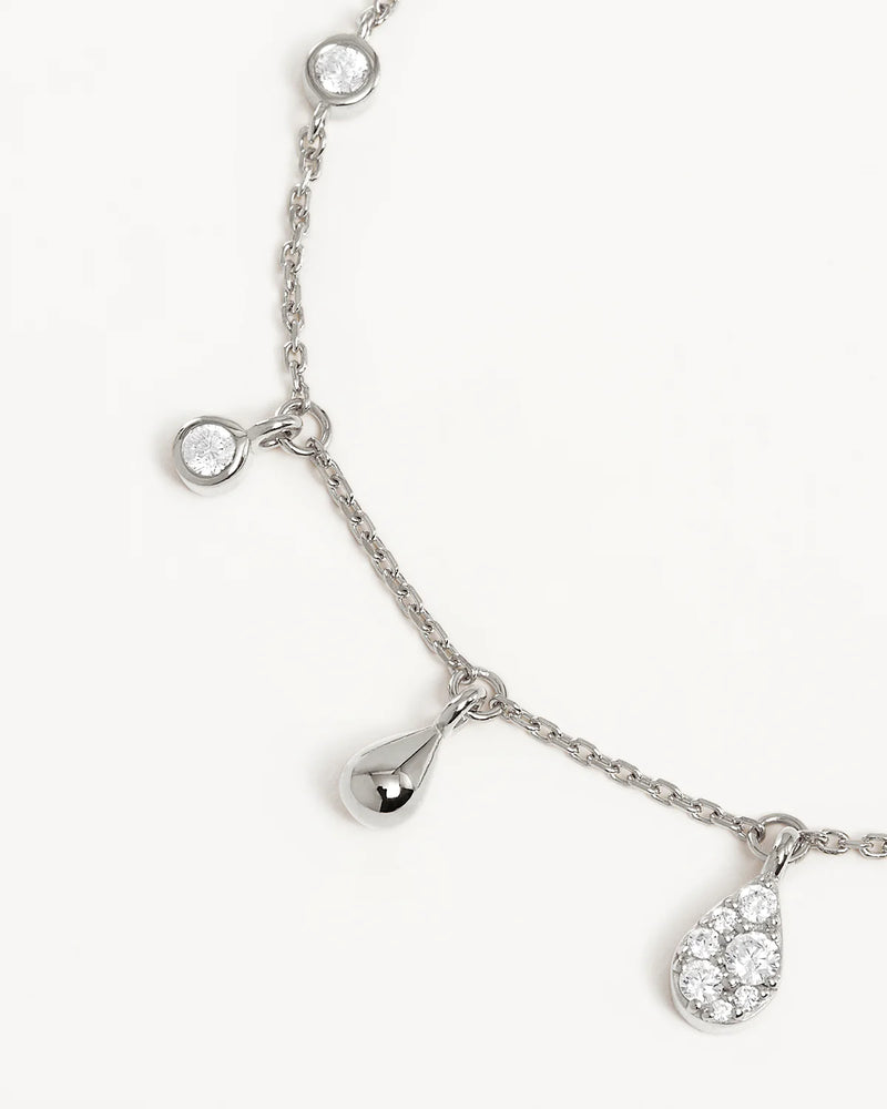 By Charlotte, Silver Ocean Mist Bracelet