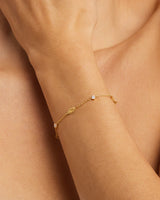 By Charlotte 18k Gold Vermeil Begin Again Bracelet