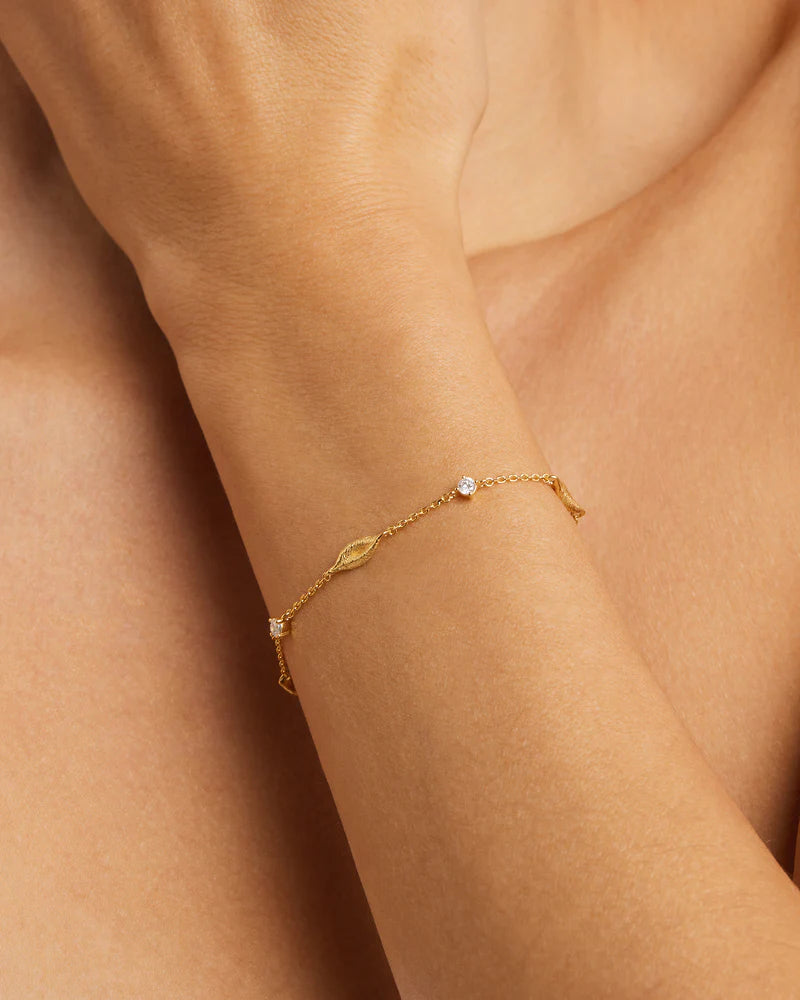 By Charlotte 18k Gold Vermeil Begin Again Bracelet