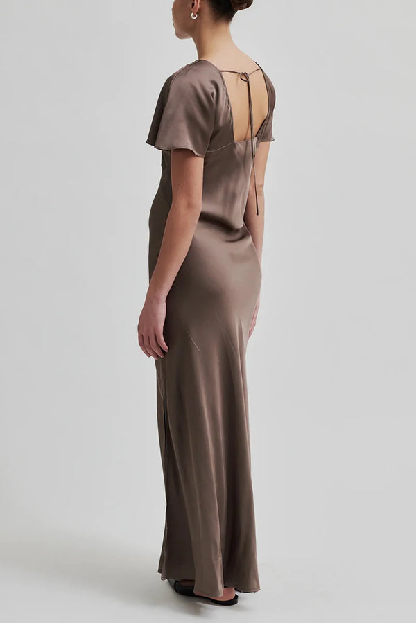 Second Female, Wienna Maxi Dress, Chocolate Chip