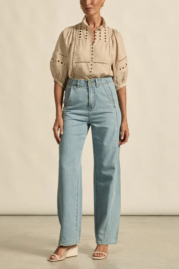 Zoe Kratzmann Cabaret Top,cashew