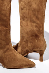 Zoe Kratzmann degree boot in cinnamon suede
