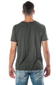 CROSSLEY Mens Gripen Linen T-Shirt - Khaki