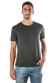 CROSSLEY Mens Gripen Linen T-Shirt - Khaki