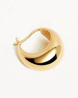 By Charlotte Sunkissed Large Hoops,18k gold vermeil