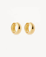By Charlotte Bold Small Hoops,18k gold vermeil