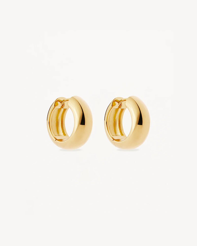 By Charlotte Bold Small Hoops,18k gold vermeil