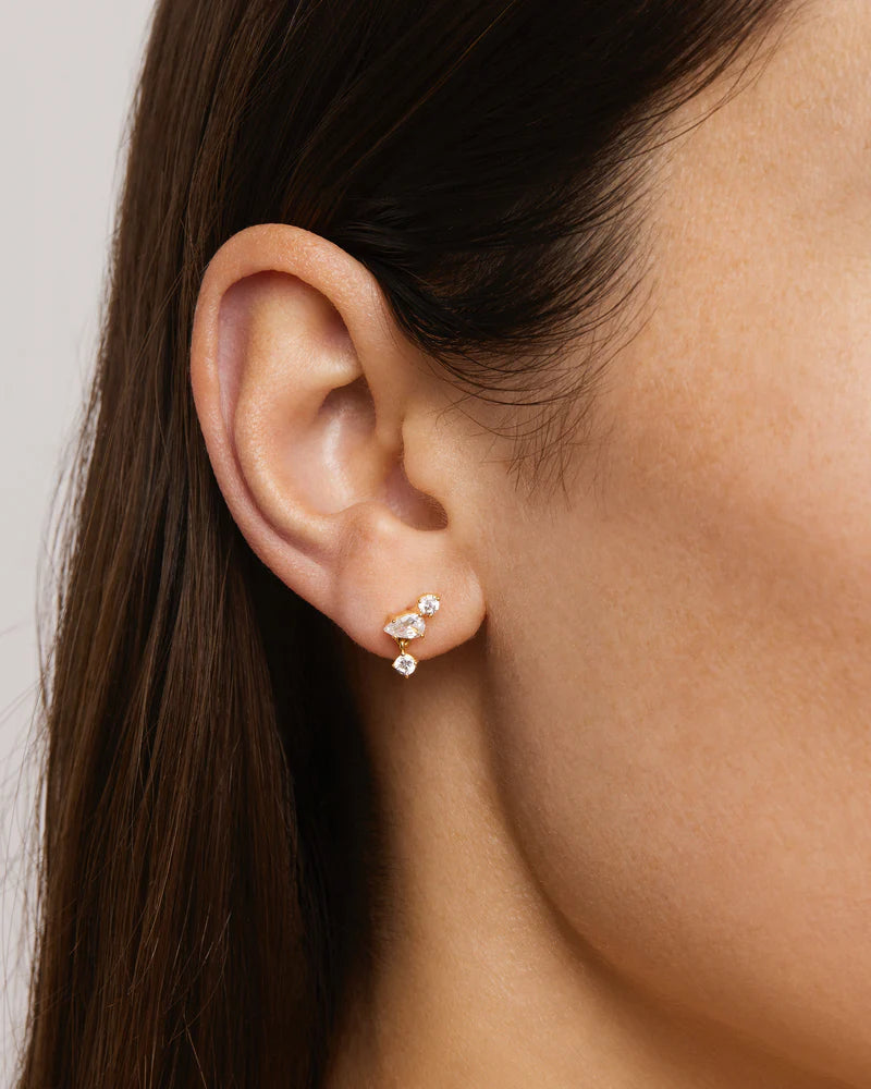by charlotte No rain No flowers stud earrings