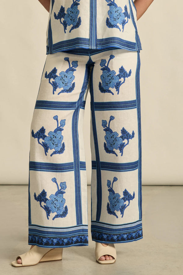 Zoe Kratzmann Gesture Pant,azure collage
