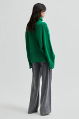 Second Female Alpha Knit T-Neck,lush meadow