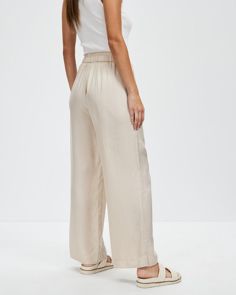 White by FTL Ivy Pants,Beige