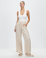 White by FTL Ivy Pants,Beige