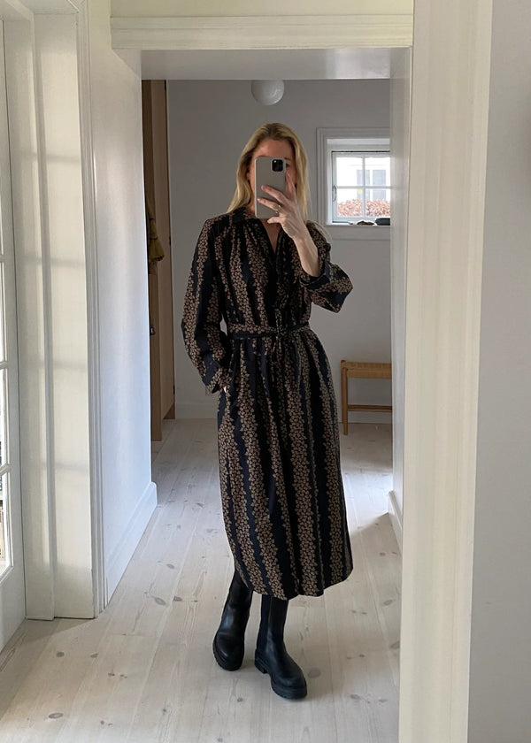 SECOND FEMALE Fan Dress - Black