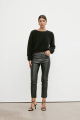 WORLD OF NOMADS Stella Cashmere Boat Neck knit , Black