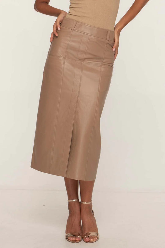 2ND SKIN Bronte Maxi Skirt - Sesame