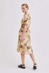 SECOND FEMALE Brezza Dress , Dark Chalk