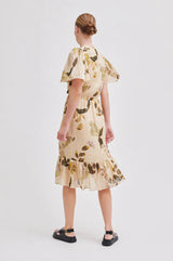 SECOND FEMALE Brezza Dress , Dark Chalk