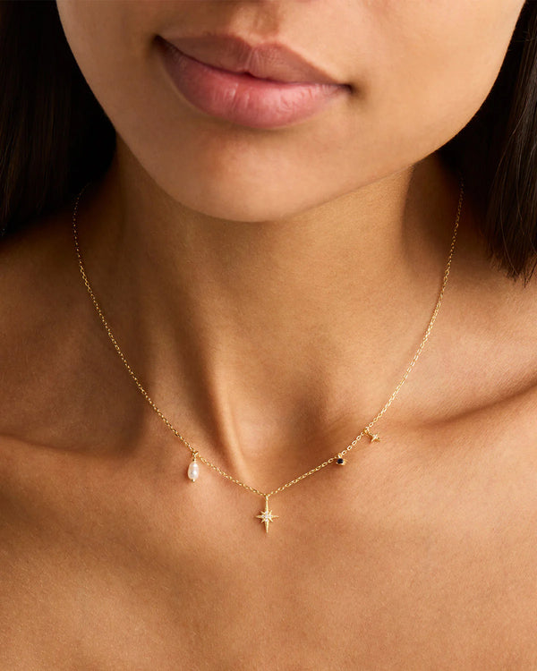 By Charlotte Stardust Choker,18k Gold Vermeil