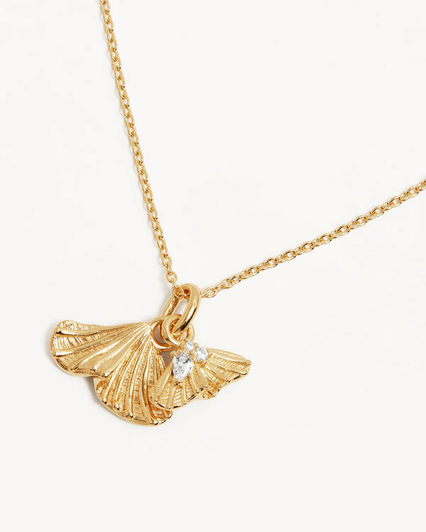 By Charlotte, Gold Ocean Whisper Necklace