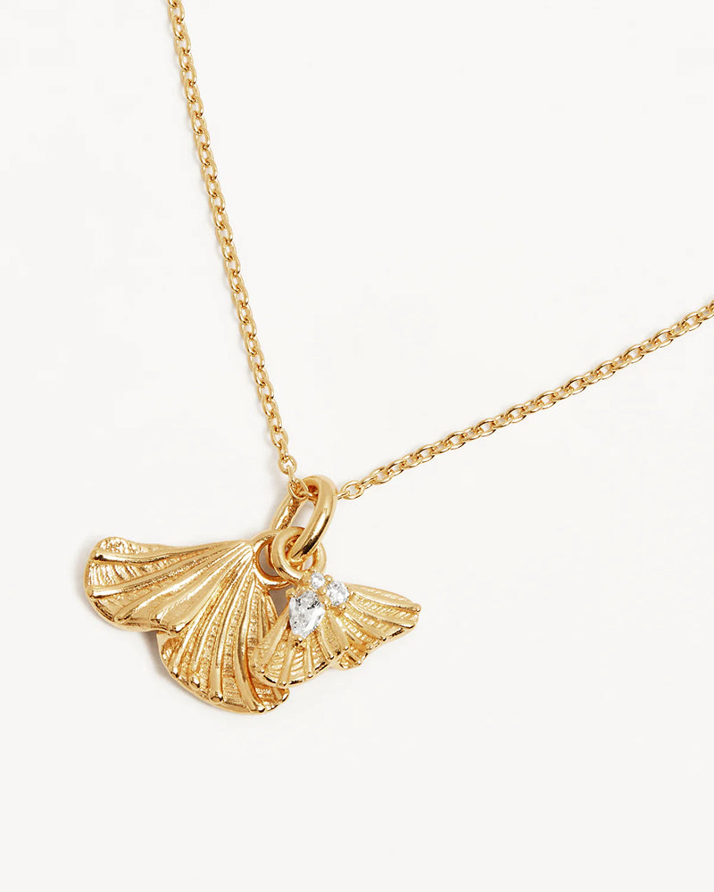 By Charlotte, Gold Ocean Whisper Necklace