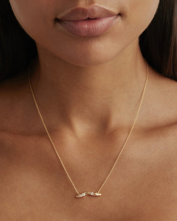 By Charlotte, Gold Chasing Tides Necklace