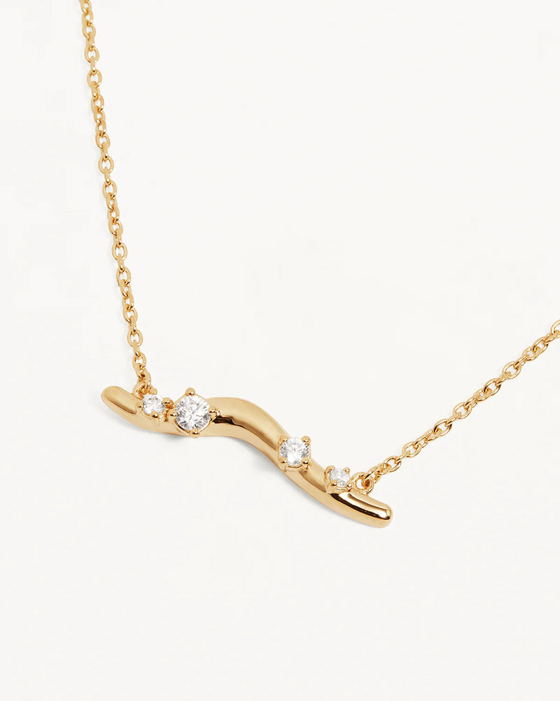 By Charlotte, Gold Chasing Tides Necklace