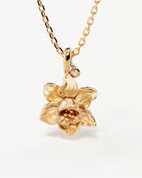 By Charlotte Birth Flower Necklace Collection,Gold Vermeil