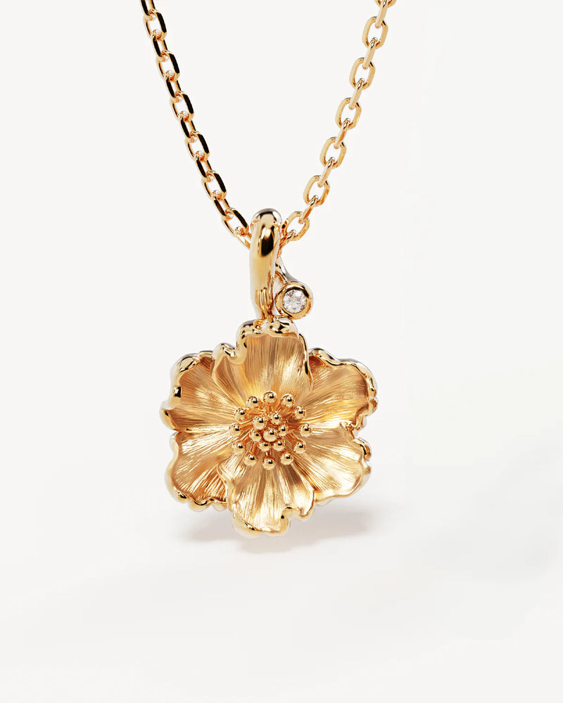 By Charlotte Birth Flower Necklace Collection,Gold Vermeil