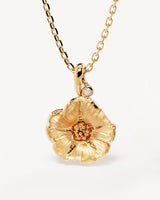 By Charlotte Birth Flower Necklace Collection,Gold Vermeil