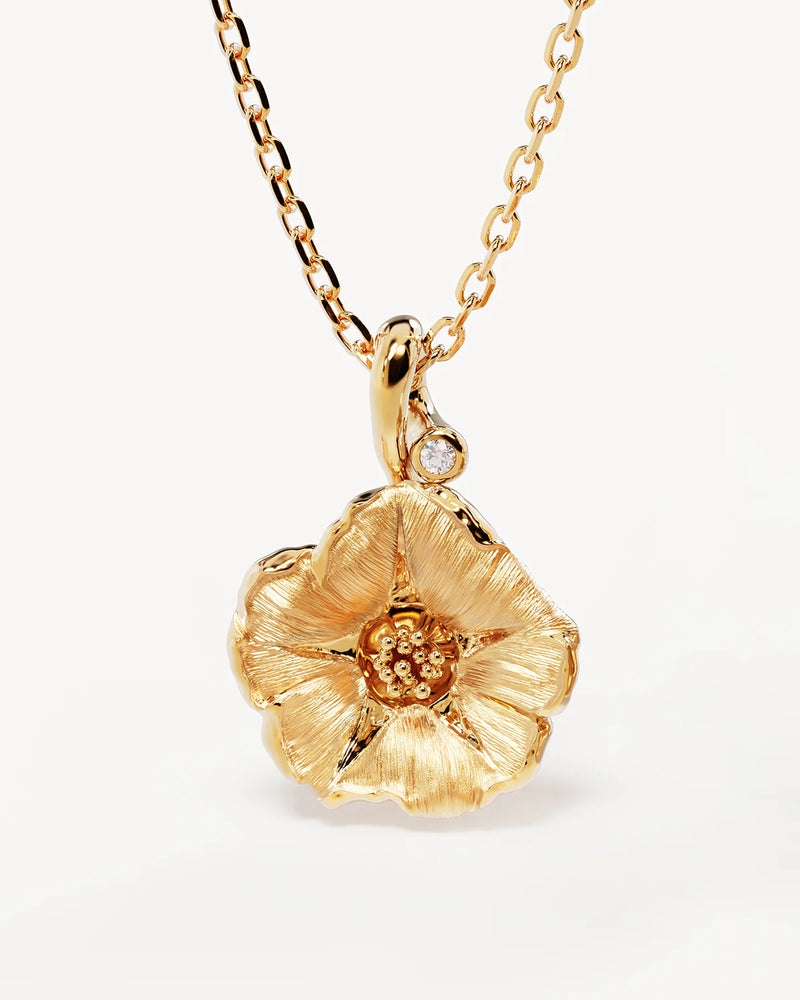 By Charlotte Birth Flower Necklace Collection,Gold Vermeil