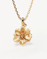 By Charlotte Birth Flower Necklace Collection,Gold Vermeil