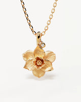 By Charlotte Birth Flower Necklace Collection,Gold Vermeil