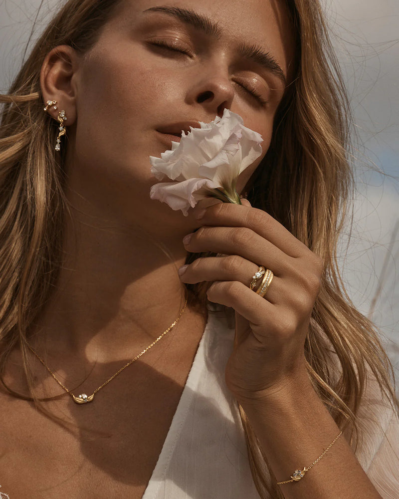 by charlotte 18k Gold Vermeil Through the Seasons Necklace