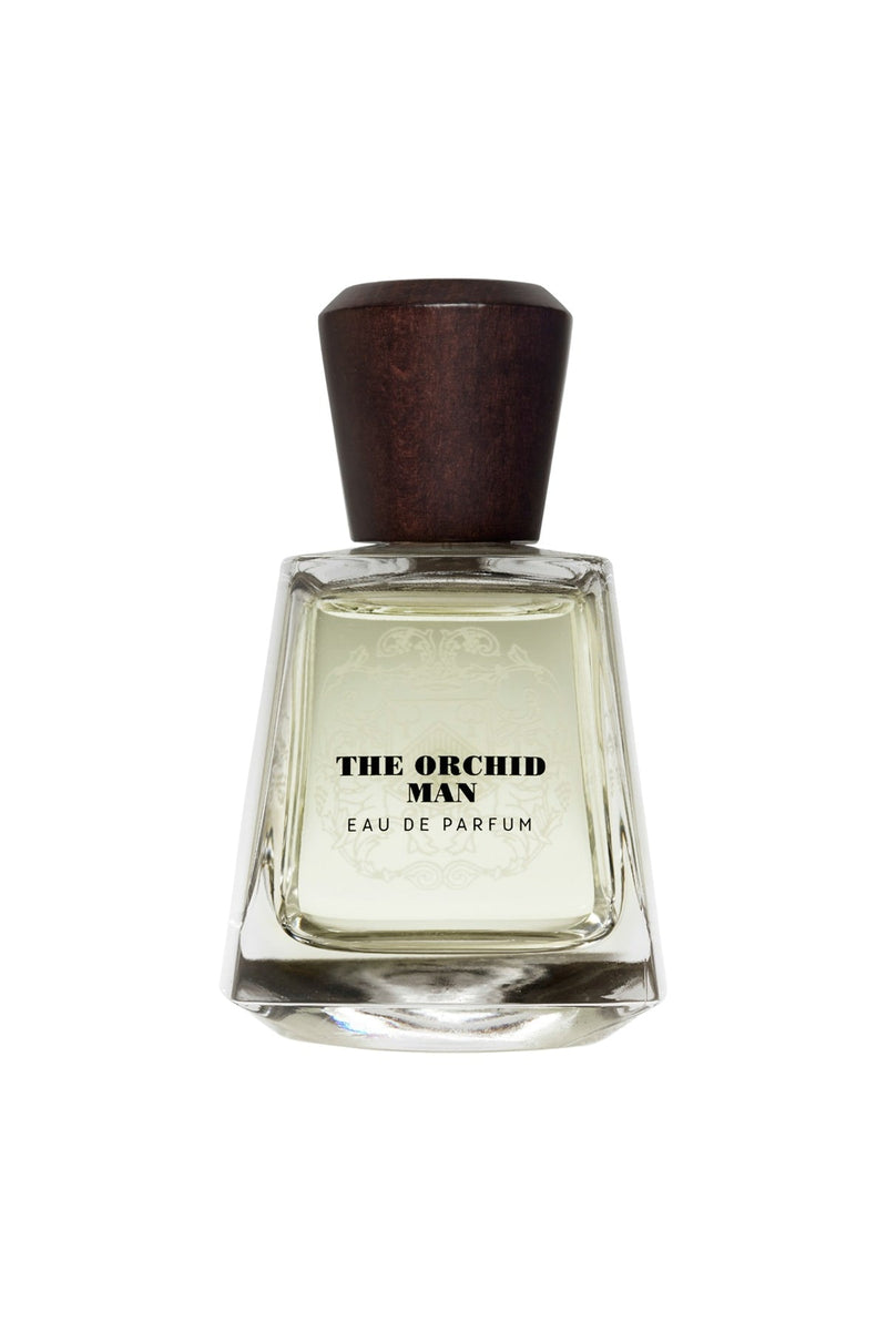 P Frapin & Cie The Orchid Man 100ml, clear bottle with dark brown cap, front packshot
