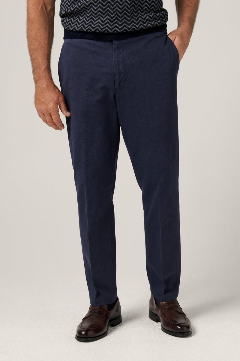 Christian Kimber, Italian Melange Chino, Navy
