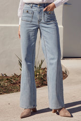 Zoe Kratzmann, Piazza Jean, Washed Denim