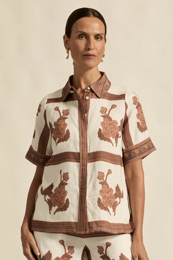 Zoe Kratzmann Pixel Top,coffee collage