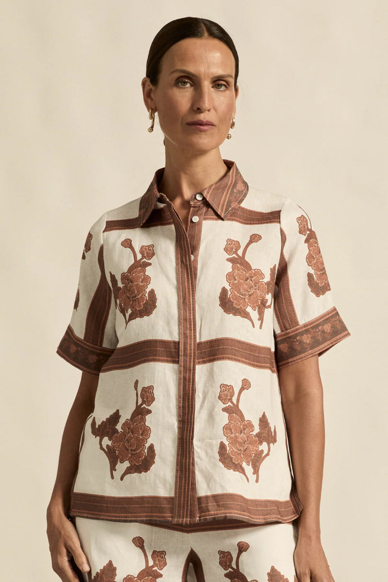 Zoe Kratzmann Pixel Top,coffee collage