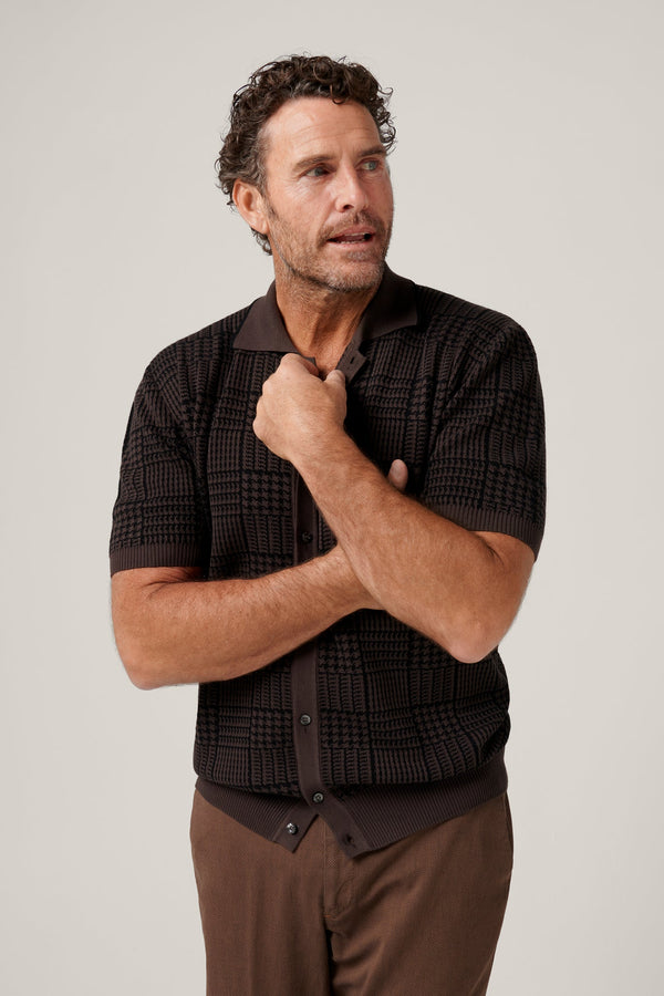 Riviera Short-Sleeved Knit Polo