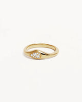 By Charlotte, Gold Ocean Mist Ring