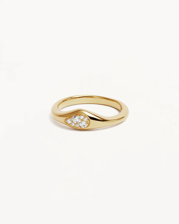 By Charlotte, Gold Ocean Mist Ring