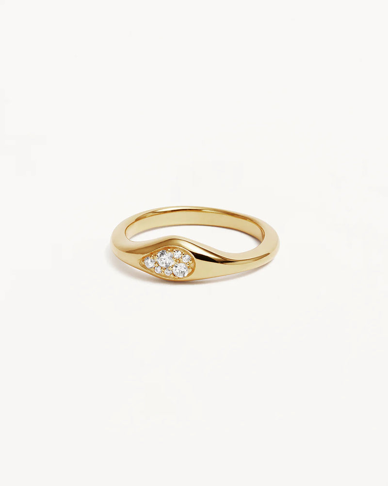 By Charlotte, Gold Ocean Mist Ring