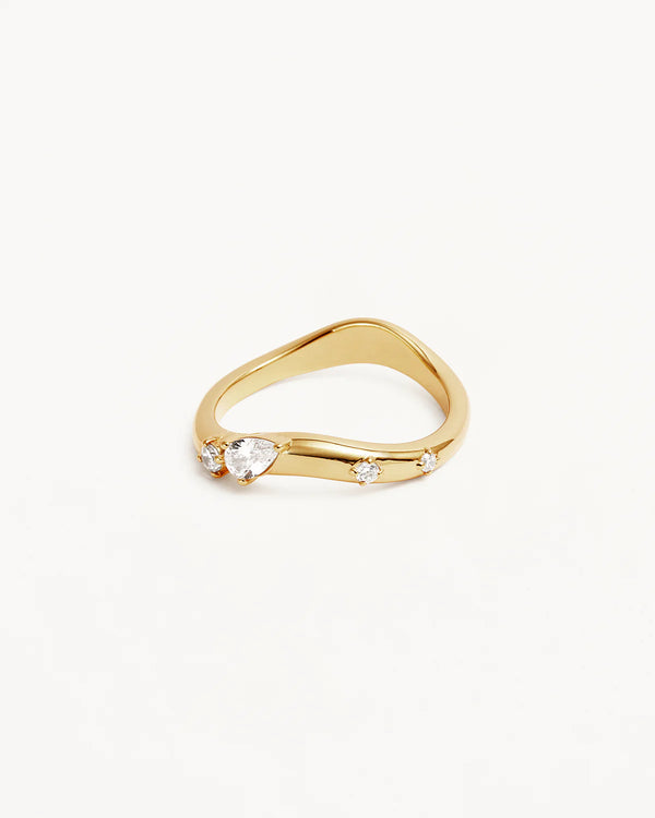 By Charlotte, Gold Chasing Tides Ring