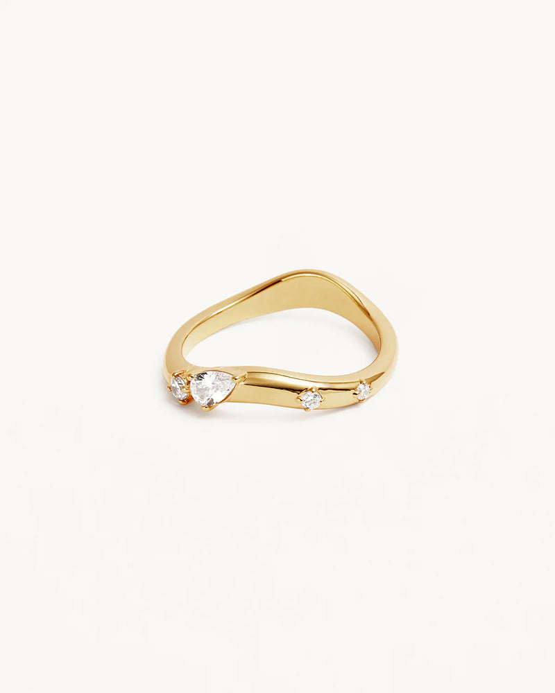 By Charlotte, Gold Chasing Tides Ring