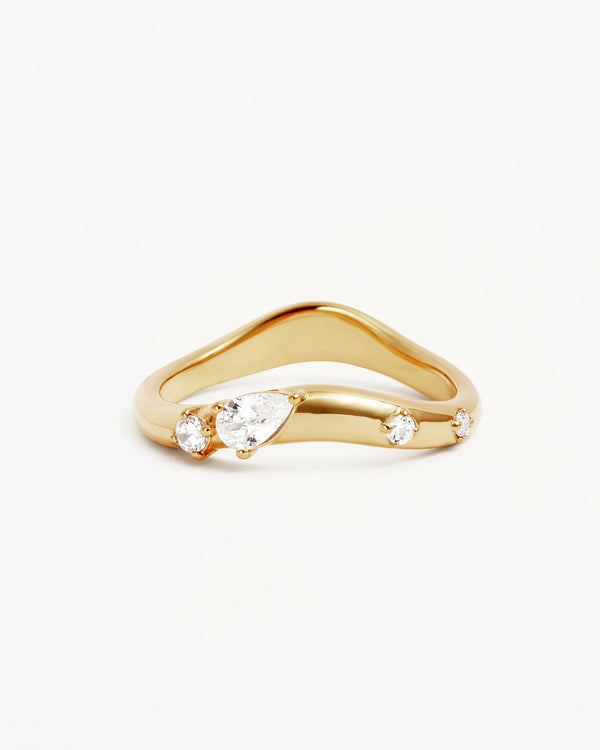 By Charlotte, Gold Chasing Tides Ring