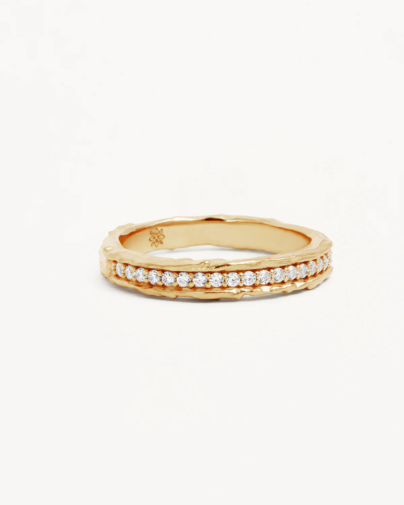 By Charlotte, Gold Sunkissed Horizon Ring