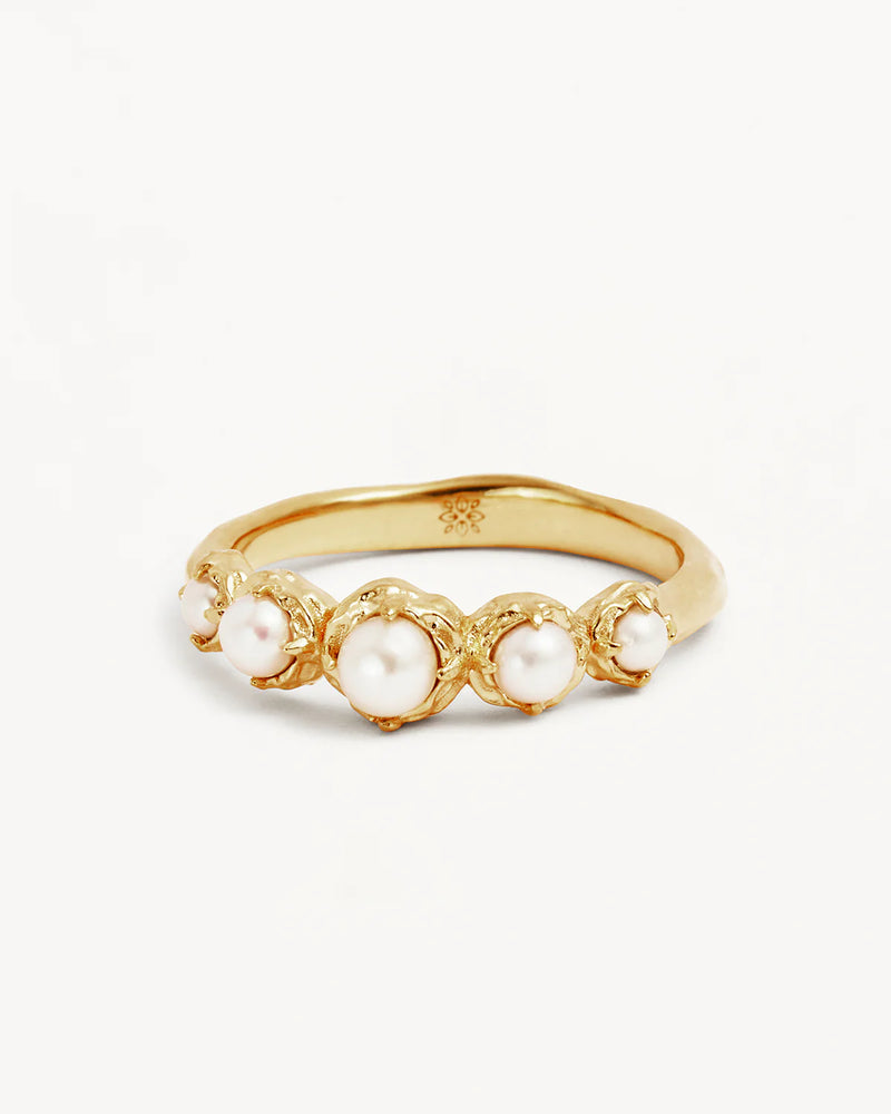 By Charlotte 18k Gold Vermeil Peace Within Ring
