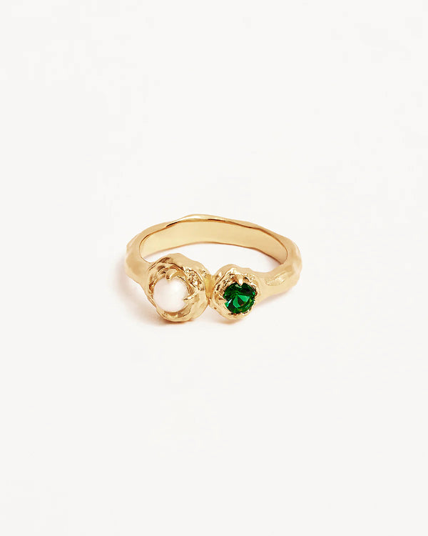 By Charlotte 18k Gold Vermeil Moonlit Tides Ring