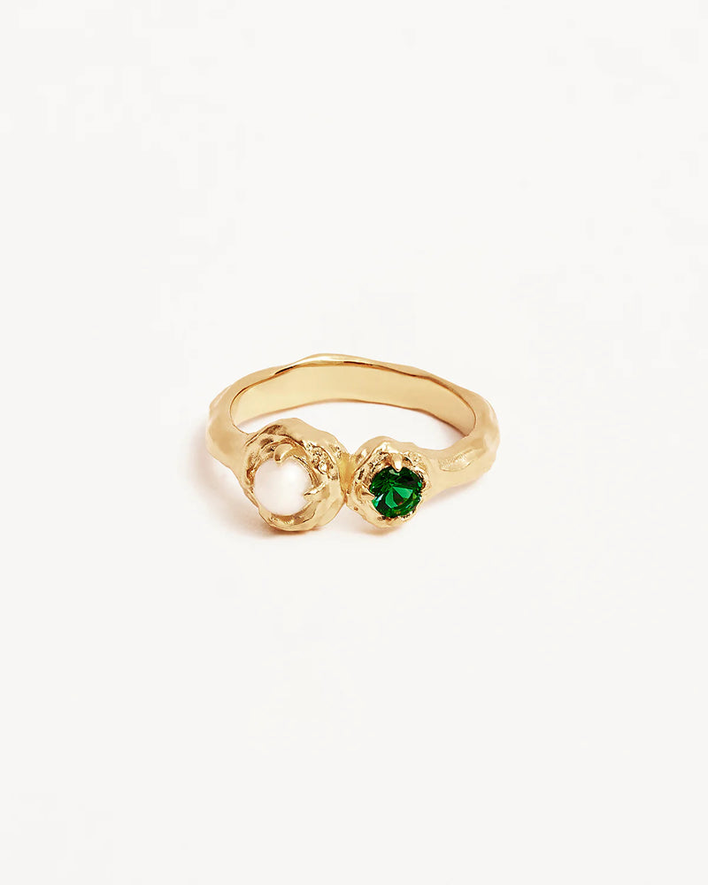 By Charlotte 18k Gold Vermeil Moonlit Tides Ring