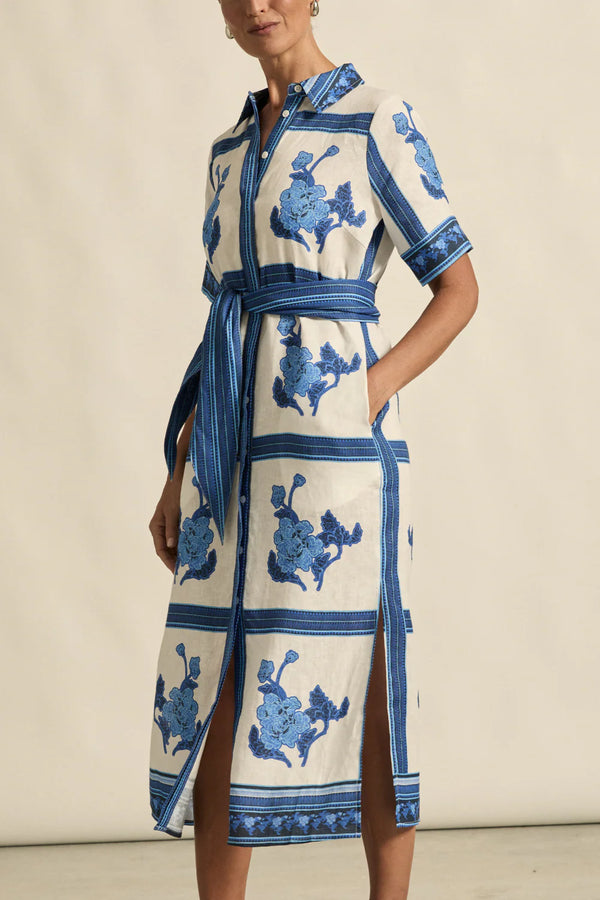 Zoe Kratzmann Roam Dress,Azure Collage